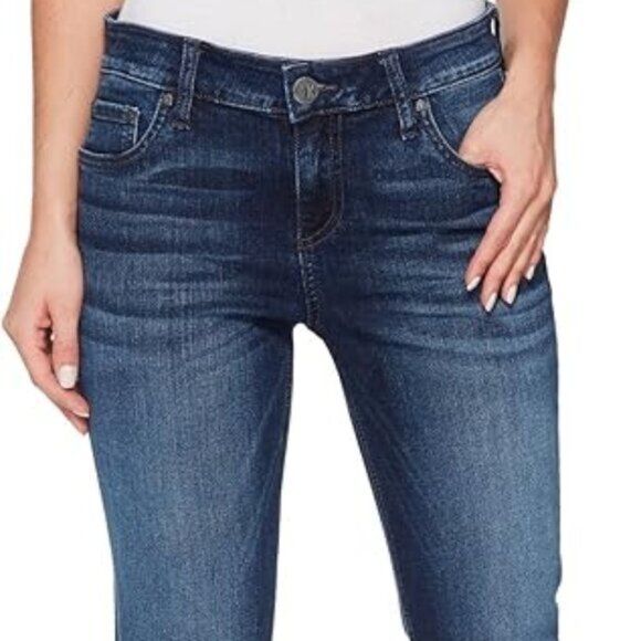 Kut From The Kloth Catherine Slim Boyfriend Jeans Medium Wash Size 6 - Picture 1 of 11
